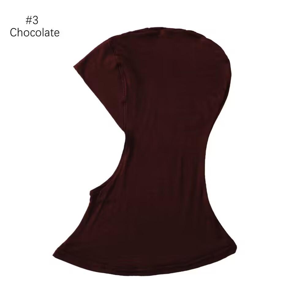 Classic Practical Muslim Hijab Inners Stretchable Jersey Cotton Tube Cap Shawl Bottom Women Headscarf Bonnet 28 Colors One Size