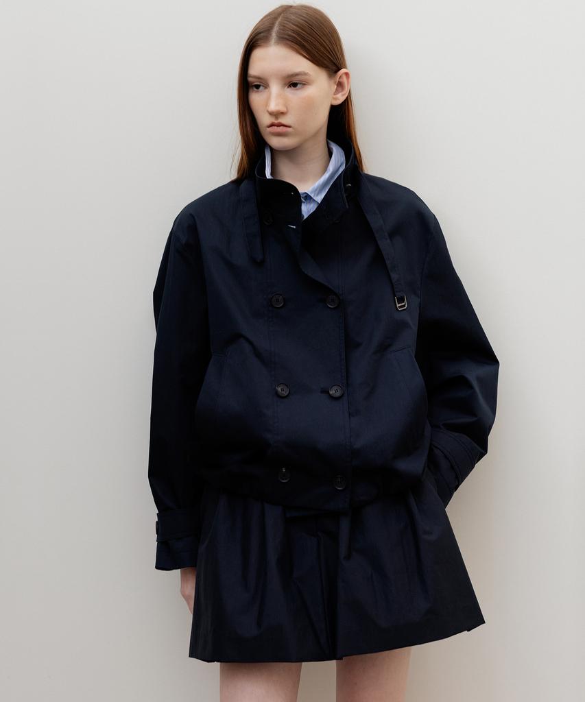 Leumeme Mouchou Volume Shorts Navy