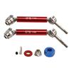 1 Pair RC Drive Shaft Steel Aluminum Alloy 12cm Length CVD Rear Drive Shafts for TRAXXAS SLASH 1 10