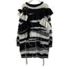 rurumu: rrm21AW-KN01 Black Damaged Mohair Knit dress F Black x whiteUsed