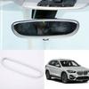 For BMW X1 2016-  F48 ABS silver car inner rear view mirror frame trim