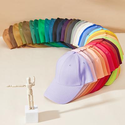 Solid Color Sunscreen Good Quality Baseball Cap Men And Women Light Board Big Brim Versatile Casual Sunshade Cap Four Seasons