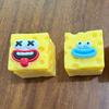 Crunchy Cheese Squeezed Cube Sausage Mouth Cheese Fidget Toy Handmade Ball  Children's Gifts