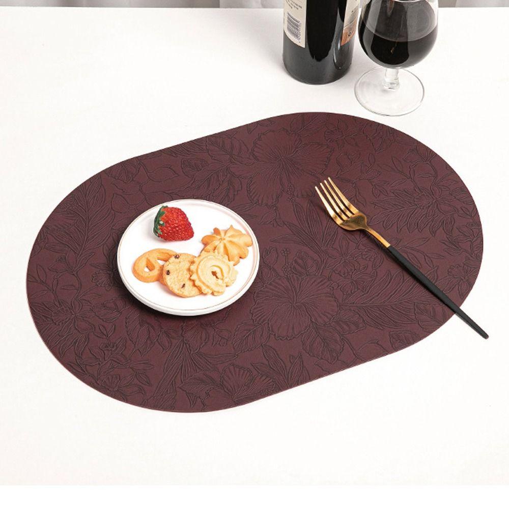 Anti Slip Placemats Oval Table Protective Pads High Quality Coaster  Household