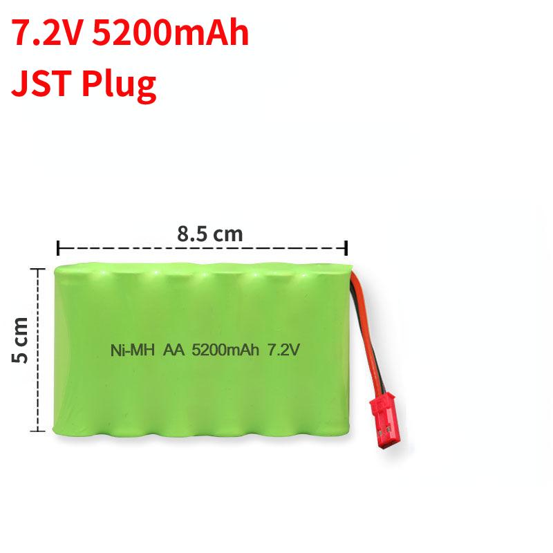 3.6V/ 4.8V/ 6V/ 7.2V 800Mah NI-CD Battery for Cars Trucks Tank 700mAh Replaceable Battery