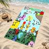 BFDI Characters Microfiber Beach Towel Quick Dry Sand Free Lightweight Beach Towels for Travel Swimming Camping