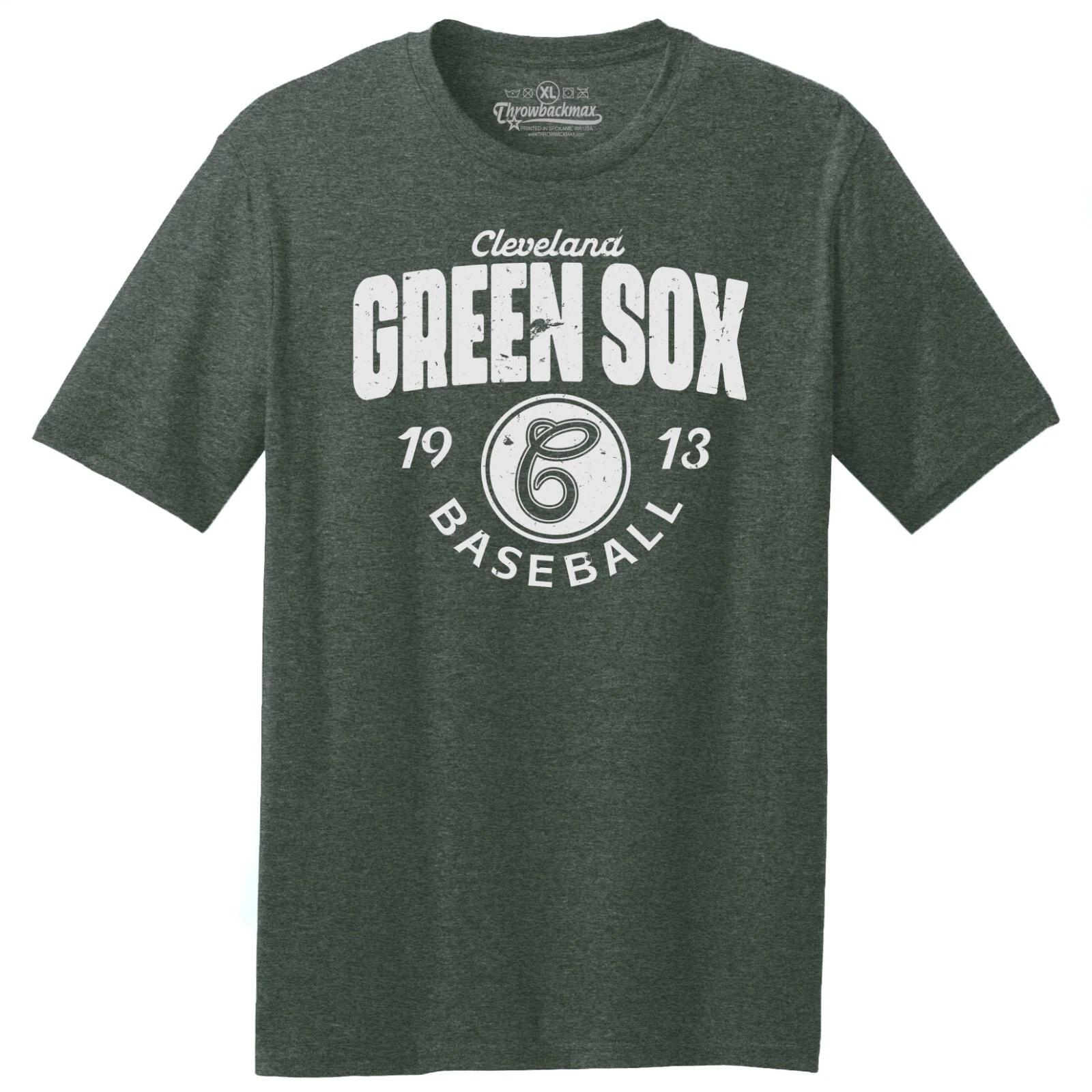

Cleveland Green Sox 1913 Federal League TRI-BLEND Tee Shirt - Guardians, Browns S