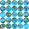 24Pcs  Stress Balls Mini  Stress Balls  World Map Foam Ball For Kids Adults Games Education Stress Relief Home Of