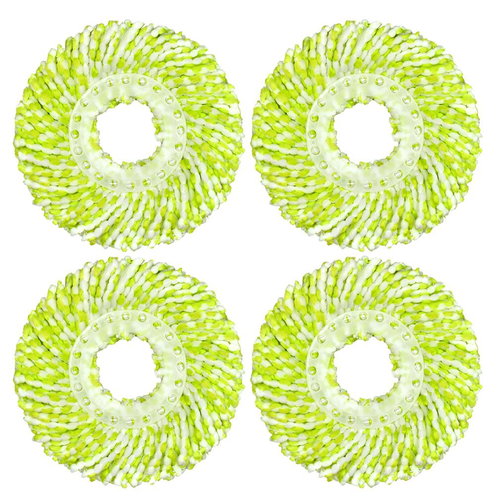 

4/6pcs Replacement Dry/ Wet Mopping Head Washable Spin Mop Head for Supamop Mop Cloth