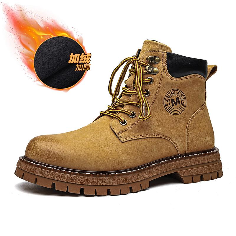 

Ботинки Martin мужские короткие ботинки в британском стиле осенние ретро ботинки для альпинизма мужские школьные ботинки для активного отдыха из ревеня 6000-T 44