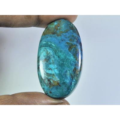 23X43X07MM Natürlicher Shattuckit Oval Form Cabochon Loser Edelstein 68 Karat. D-137