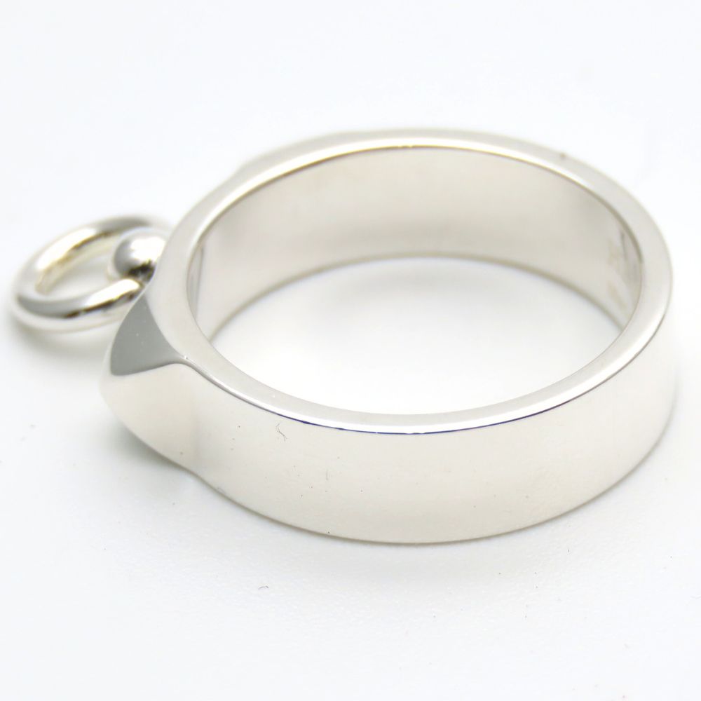 Gebrauchter HERMES Ring Collier de Chien PM EU#50 50 Silber925 4.6g Silberschmuck