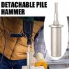 Ground Rod Driver Adapter, Secure Grounding Tasks, Suitable for 5/8inch and 3/4inch Rods  Piling&Fence Installation