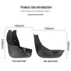 Compatible Mud Flaps for 2011-2014 Nissan Sunny/Versa Models