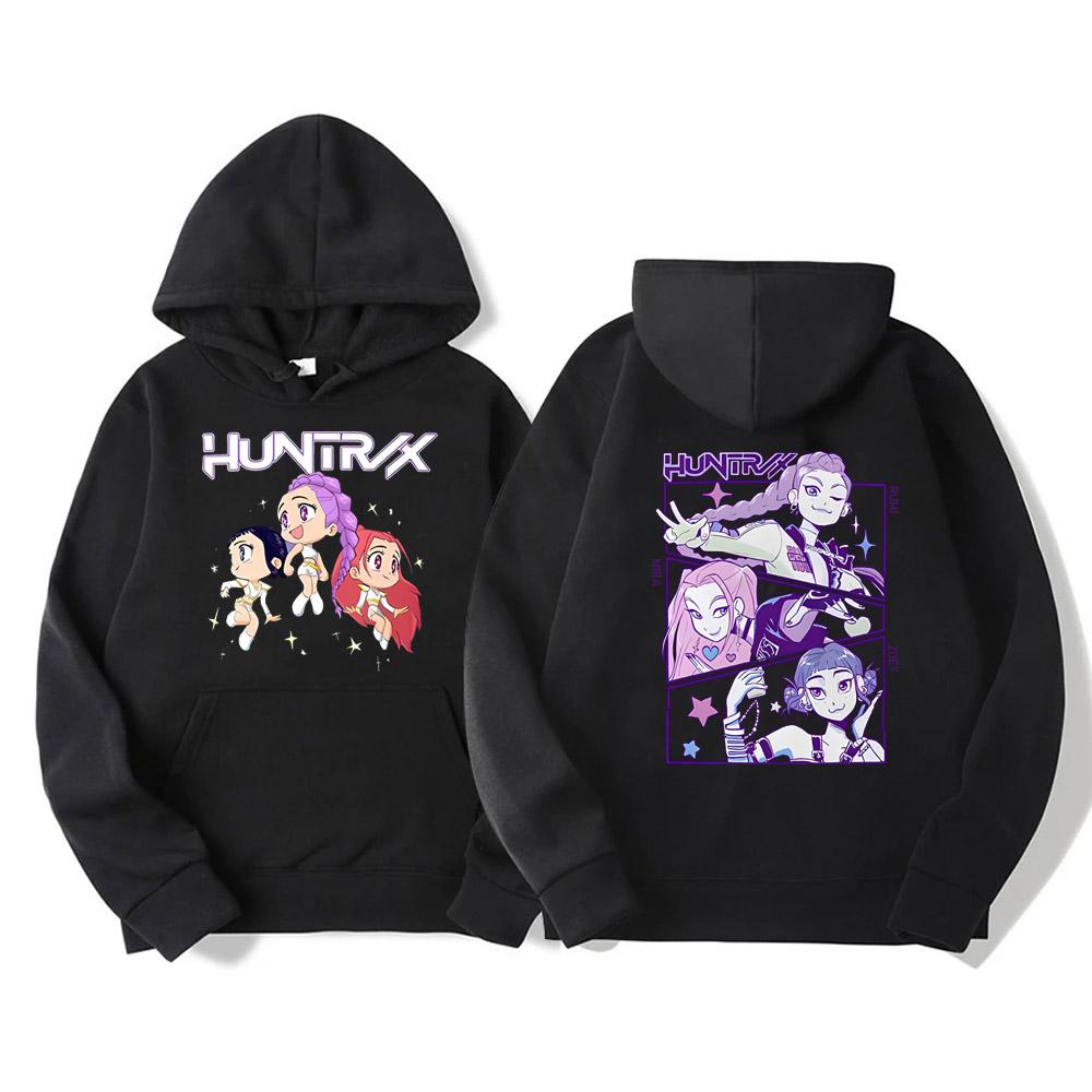 KPop Demon Hunters Hoodies Women Men Sweatshirt Fashion Versatile Streetwear Y2K Pullovers Trends Anime Top