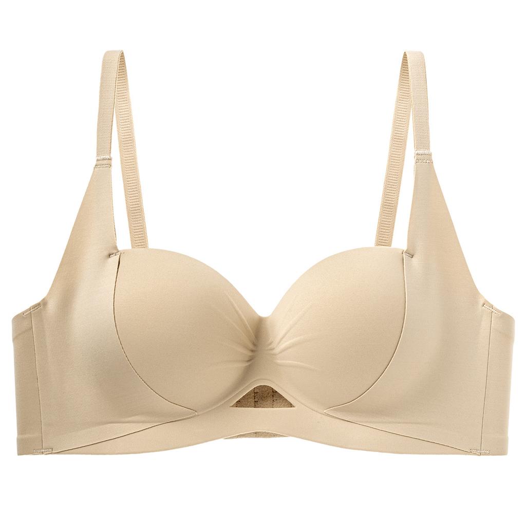 One-piece Bra for Women Seamless Undergarment Simple and Breathable Bra Push Up Bra