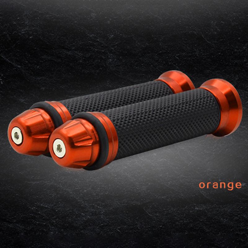 JWOPR Motorcycle Handlebar Cover High Quality Aluminum Alloy Handlebar Rubber Cover for Motorcycle Modification