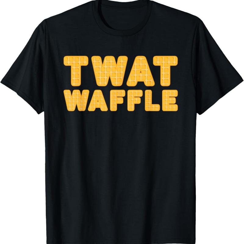 

Vulgar Waffle Curse World Insult Twatwaffle T Shirt - Men s Summer Cotton Graphic Tee S разноцветный