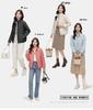 2024 Women's Slim Fit Lightweight Down Jacket - Autumn/Winter, Short, 90% White Duck Down, Stand Collar, Korean Style, Plus Size Available.