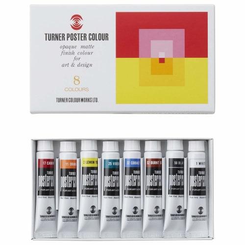 

Turner Color Poster Color 8 Color School Set PC08C 11ml 20060008
