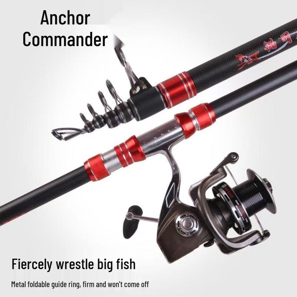 Professional Long Cast Anchor Fishing Rod Set - Super Hard Sea Spear Rod