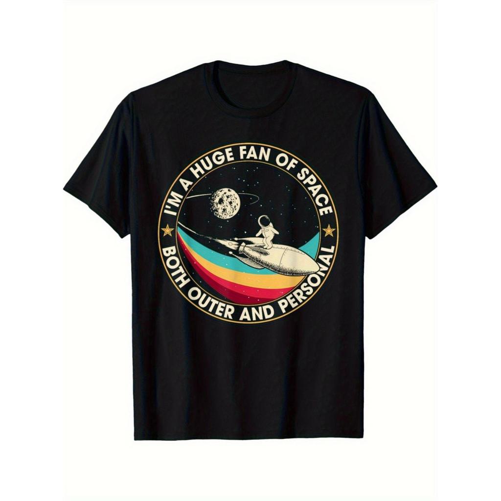 Local MenS Retro Space Huge Fan of Space TShirt