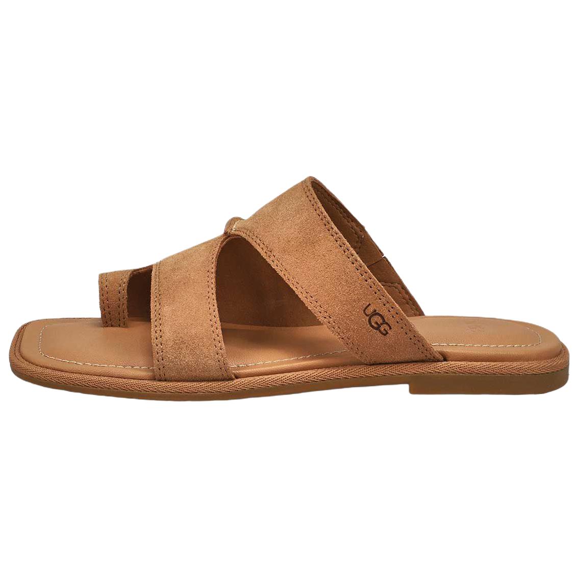 UGG Minimalist Fashion Rubber Sole Abrasion Resistant Slide Slippers Women s Chestnut 1167472-CHE 37