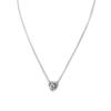 Les Trésors De Lily [N6845] - White 'Love' Silver Necklace (rhodium-plated)