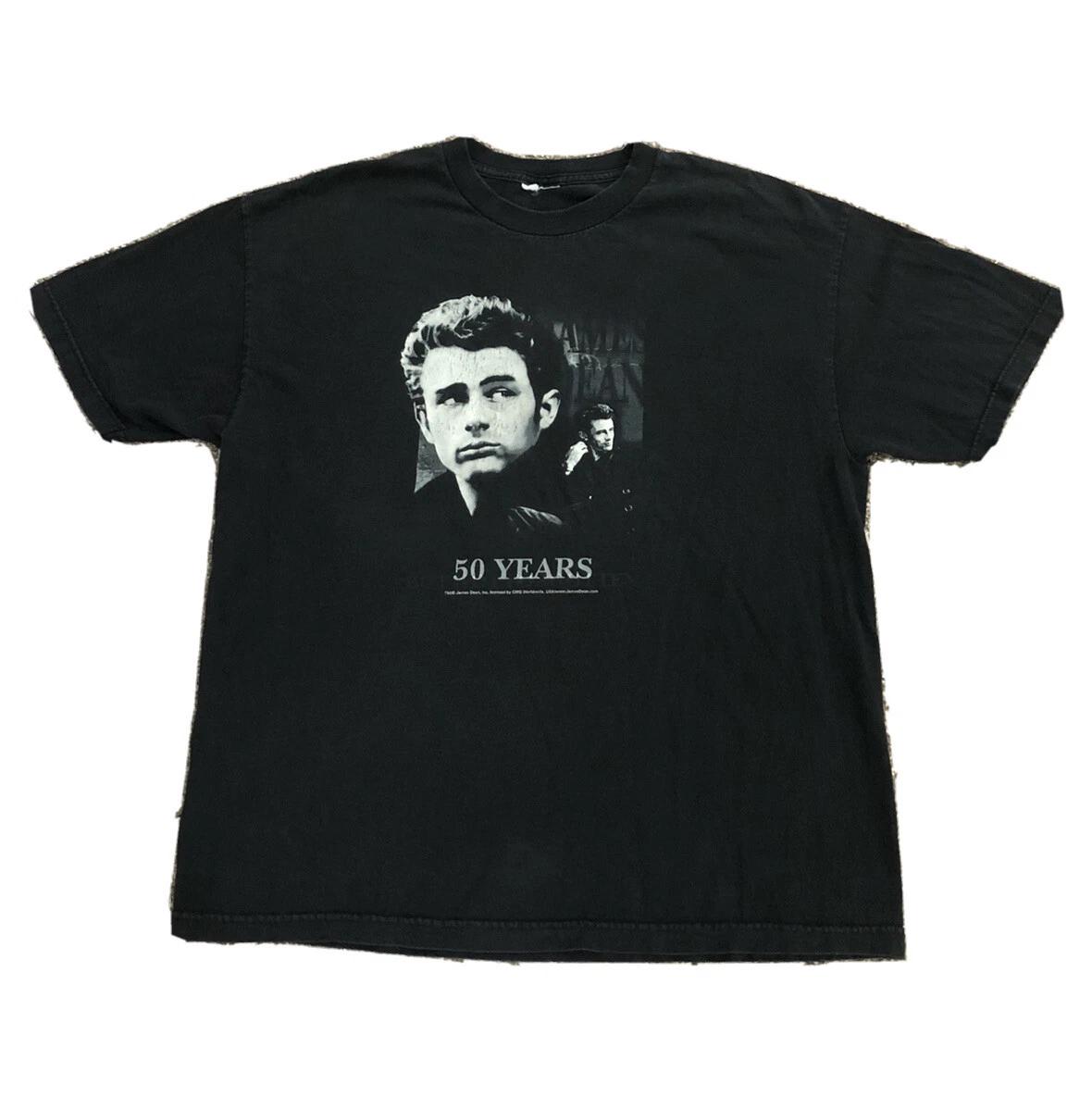 vintage james dean t shirt men large black S