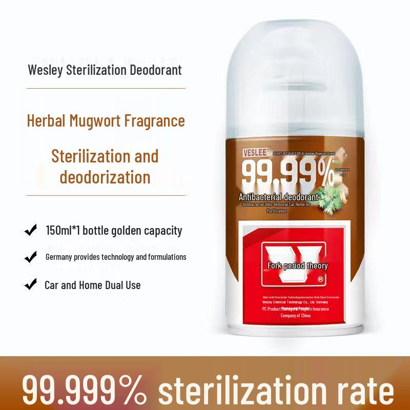 Wesley Auto Interior Antibacterial Deodorizing Spray for Air Conditioning