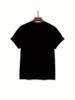 Mens black short sleeved Tshirt with bold TUPAC and unique handmade design for outdoor leisure round neck polyester Tshirt