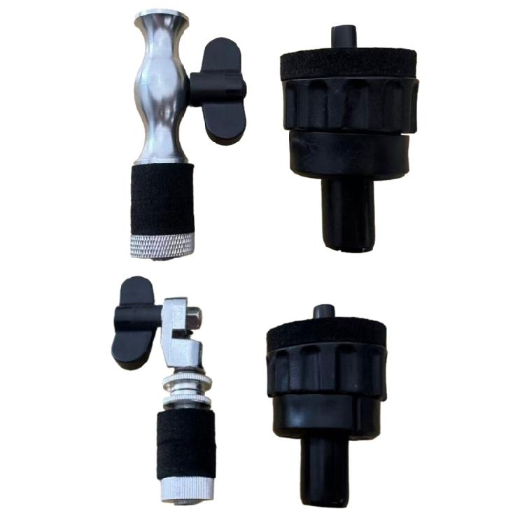 Pedal Clutch Jazz Drum Clutch Cymbal Stand Post Jazz Drum Parts Accessory Metal Silver Color Standard for Drum Cymbal