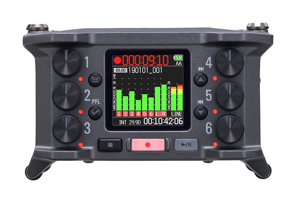 

ZOOM 6ch field recorder F6