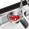 Stainless Steel Swan Sink Strainer Basket Filterable Sink Caddy Organiser Multifunctional Basket Vegetables Fruits Wash Basket