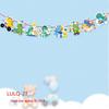 Children's Day Classroom Decorations: Cartoon Flag Banners for Kindergarten Activities