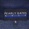 PEARLY GATES made in Japan Short sleeve Polo shirt 6 Navy Fawn Men's Used