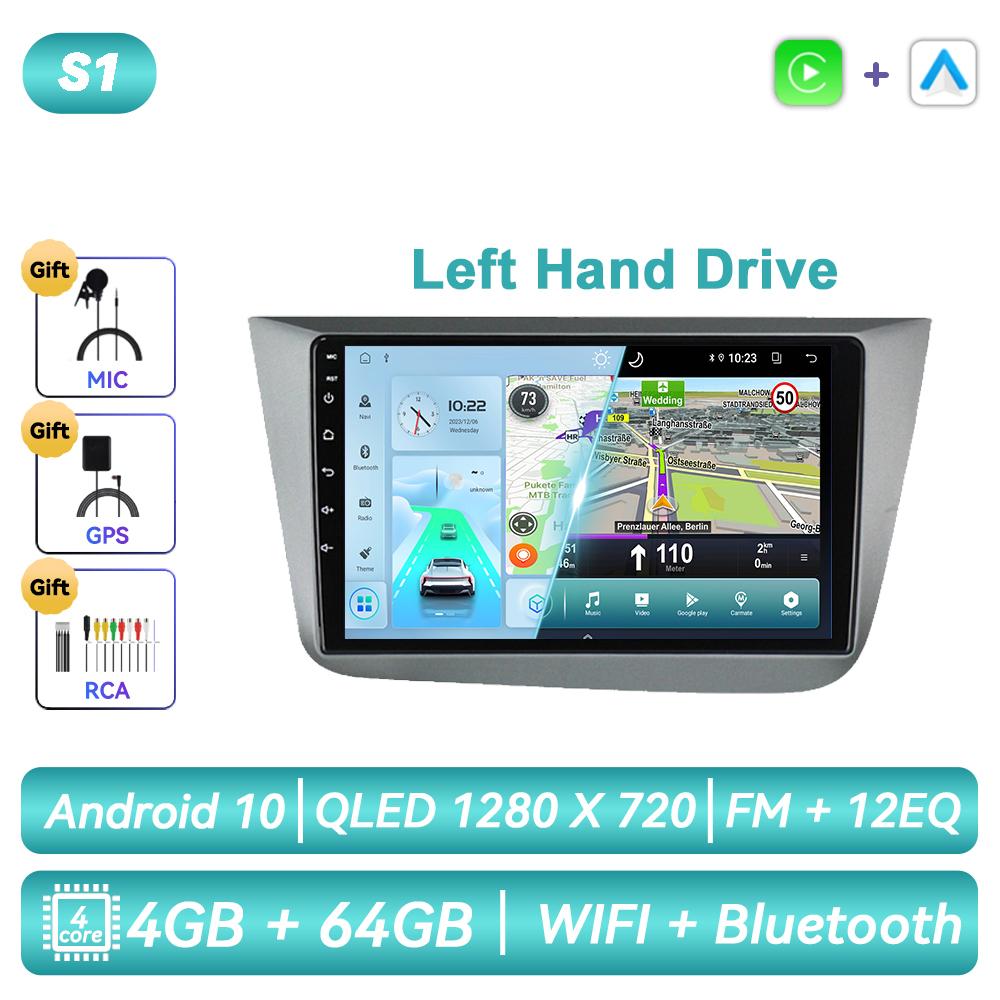 Car Radio For Seat Altea XL Toledo 2004 - 2015 Android Multimedia Video Player Navigation GPS Carplay Touch Screen Auto Stereo Intelligent Systems