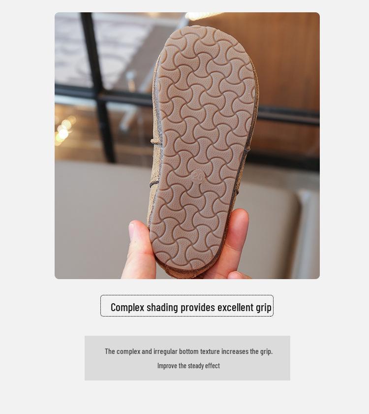 Mädchen Kurzstiefel aus mattem Leder - Herbst 2025 Trendiger Prinzessinnen-Stil