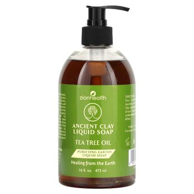 Ancient Clay Liquid Soap, Tea Tree Oil, 473Ml(16Fl Oz)