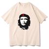 T-shirt con Stampa Ritratto Che Guevara Unisex Unisex Stile Retro Casual Cotone Manica Corta Streetwear Tee