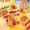 And Cute Capybara Bee Cartoon Keychain Decoration Plush Gift Friends For