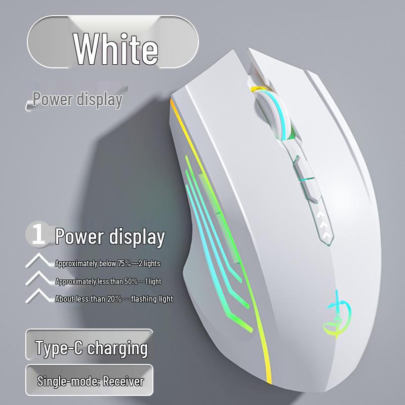 Rechargeable Silent Wireless Bluetooth Gaming Mouse for Desktop and Laptop (Men & Women)