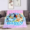 Bluey Blanket Suitable All Seasons Soft Comfortable Sofa Office Home Blanket Holiday Birthday Gift Bluey 128 140