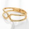 Bracelet INS Minimalist Irregular Wave Jewelry Metal Glossy Bracelet Ladies Jewelry