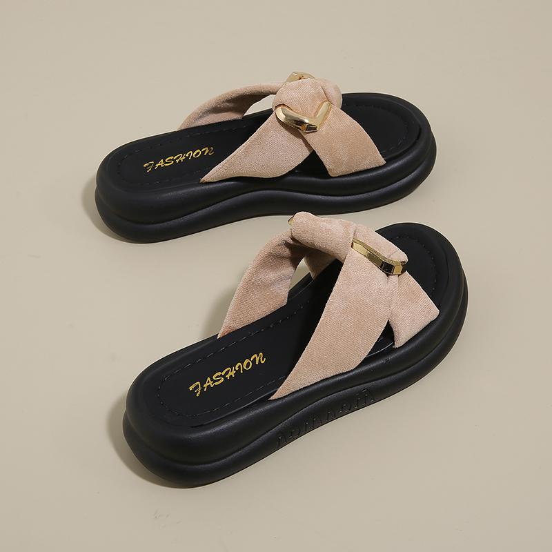 Fashion Women 2025 New Summer Wear Fashion Cool Mop with Skirt To Work on A Soft Bottom Feeling Not Tired Foot Slippers