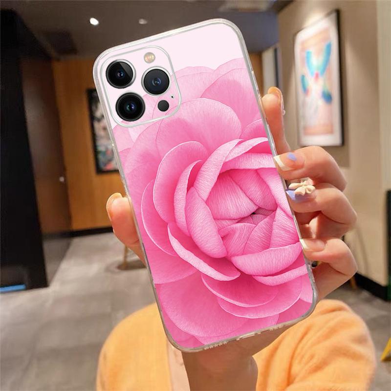 Phone Case For Iphone 17ProMax Air 16 15 14 13 Pro Max 15 16 Pro 15Plus Beautiful Flower Rose