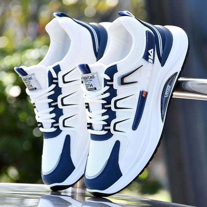 White men's shoes dad autumn shoes breathable mesh deodorant new mesh shoes student soft-soled sneakers running