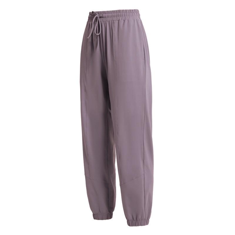 Womens UPF40 Quick-Dry Lightweight Wide-Leg Joggers With Drawstring Waist Yoga Running Summer Outdoor Activities
