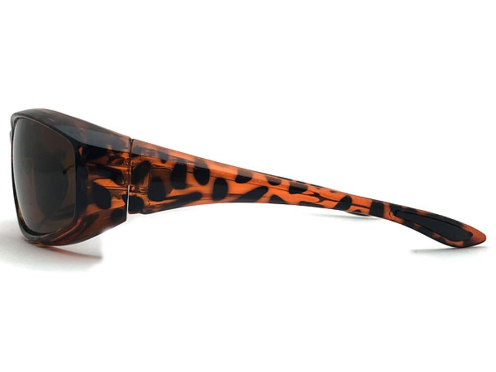 [SPEED ADDICT] CLASSIC PORALIZED BIKER SHADE WIND GUARD (Classic Polarized Biker Shade Wind Guard) Tortoiseshell x Polarized Brown