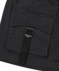 Syupeodeulai W Belted Out-Pocket Mini Skirt Black